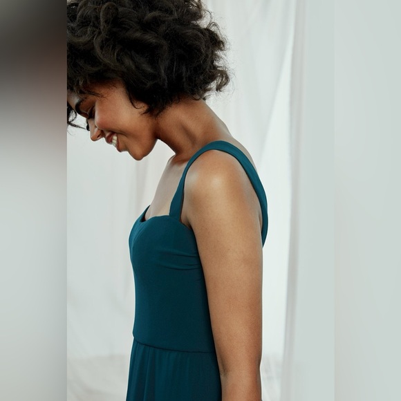 NWT Burgundy Amsale “Alexis” Bridesmaid Dress - Picture 2 of 6